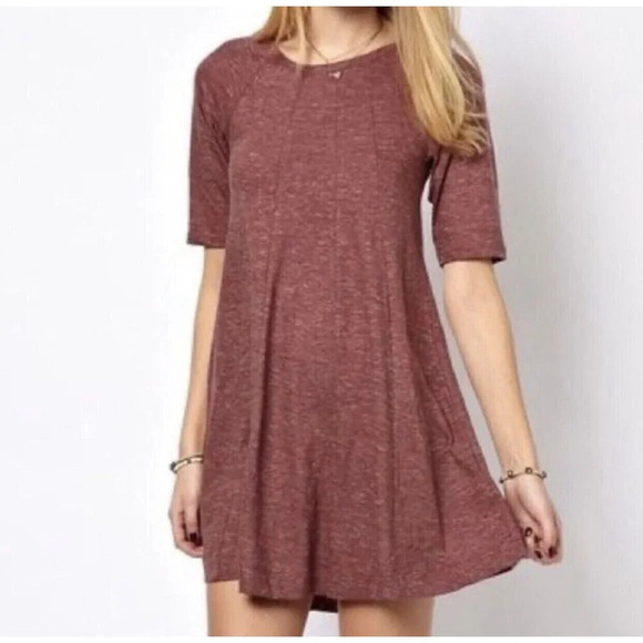 Ganni A line T Shirt Mono Dress  Short Sleeve S - Picture 1 of 5